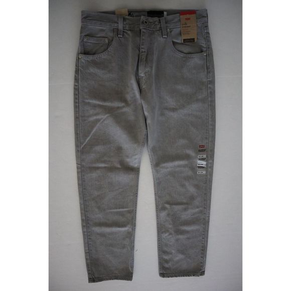 Levi's SilverTab Men's Sz 30x30 Gray Relaxed Fit Straight Leg Denim Jeans $80 - Picture 1 of 7